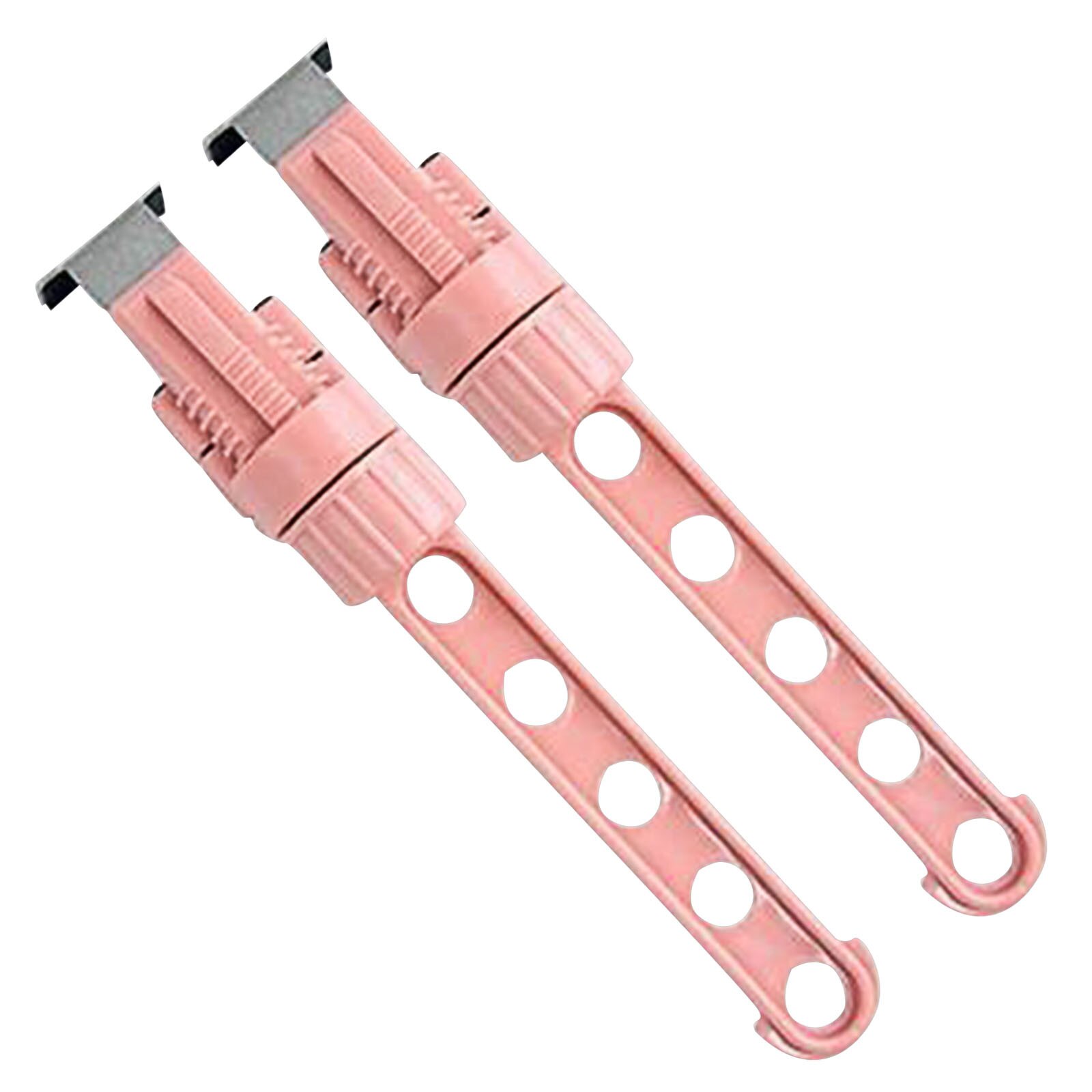 40# 2pcs Window Frame Hanger Clothes Drying Racks Retractable Indoor Drying Racks Space Clothes Hangers Drying Rack Декор Дома: C