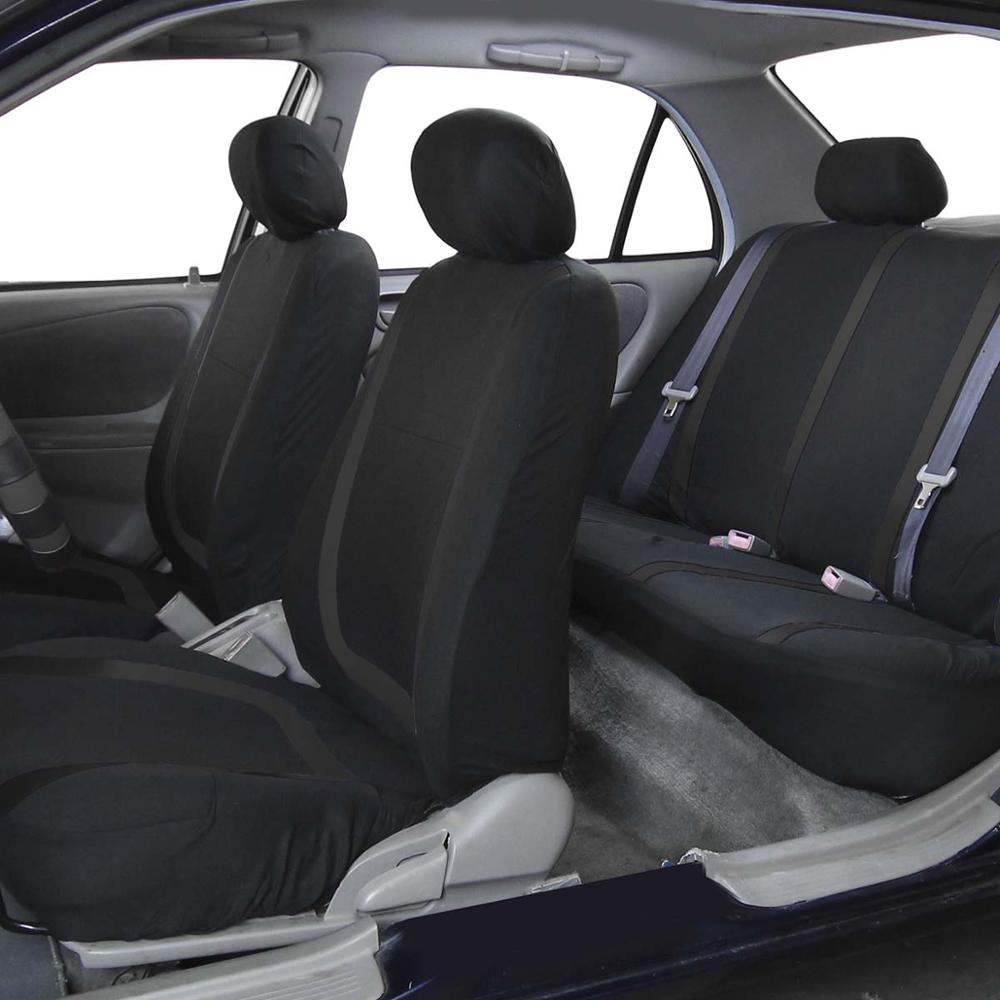 Car Seat Covers Interior Accessories Airbag Compatible Seat Cover For Lada Volkswagen Red Blue Gray Seat Protector