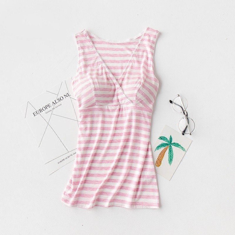 sleeveless maternity clothes nursing breastfeeding tops nursing tank tops vest for pregnant women maternity camis: color3 / XL