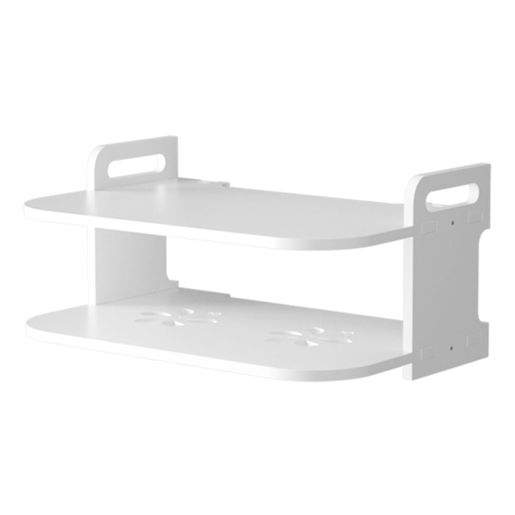 Home Modern Router Bracket Wall Mount Accessories Easy Install Support DVD Player Double Layer TV Box Shelf Storage Stand Rack