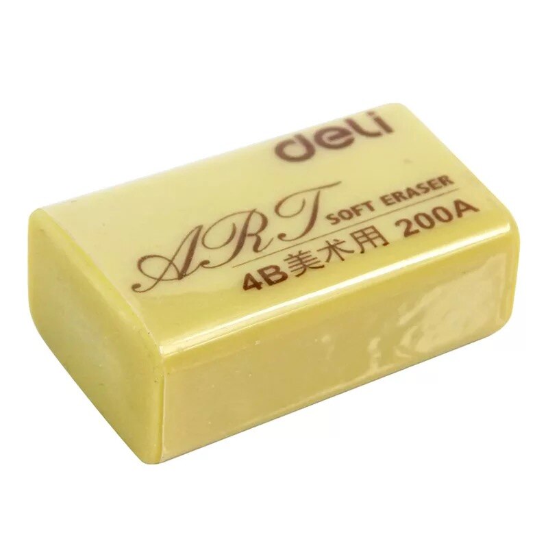 Deli stationery deli 7535 eraser Large drawing rubber 4b 200a art soft eraser