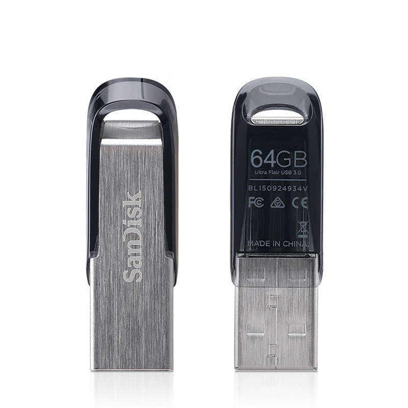 Genuine Ultra Flair USB 3.0 Flash Drive 64GB Flash Stick 128GB 256GB Pen Drive High Speed 32GB Memoria Key Metal U Disk