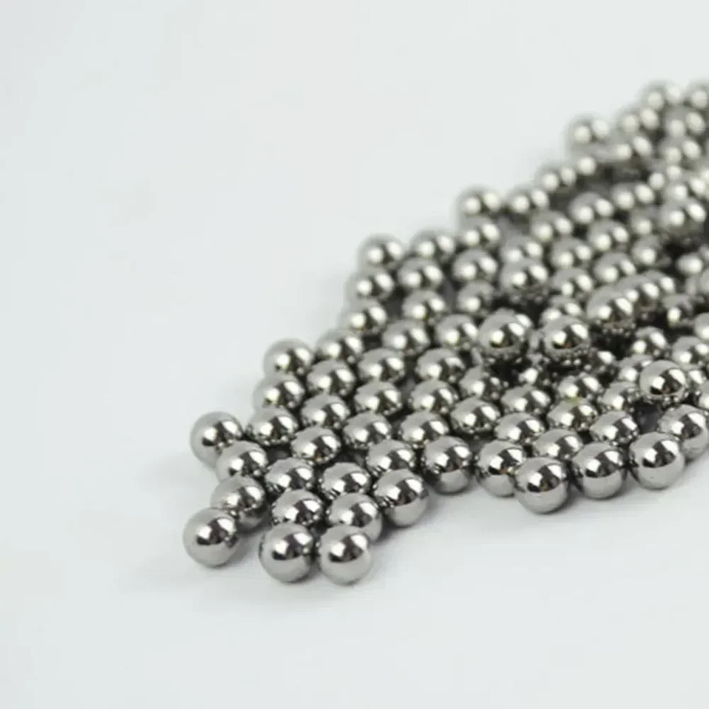 Bolas de acero para rodamiento de bicicleta, cubo de rueda de 4,76 MM, 3/16 pulgadas, delantero o 6,35 MM, 1/4 pulgadas, rodamiento de bolas trasero, bola de acero