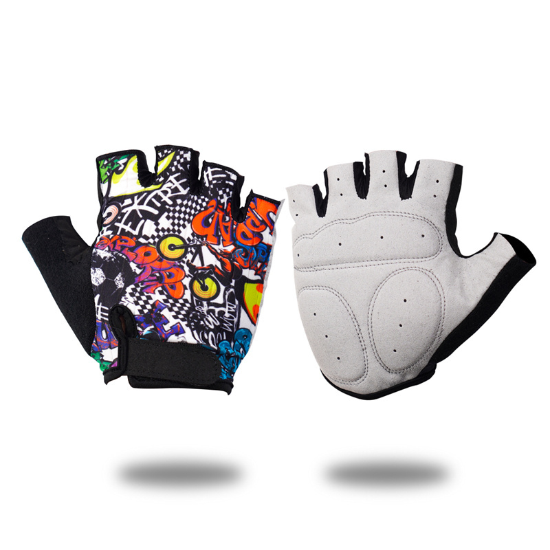 Guantes CNC, accesorios para bicicleta, guantes para Mtb, guantes de ciclismo de verano, guantes de medio dedo para bicicleta, traje deportivo para Fitness: L / Negro