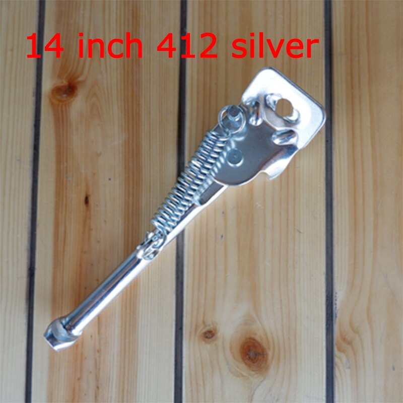 Soporte de bicicleta plegable K3 de 14/16 pulgadas para Dahon bya 412, soporte lateral, soporte de estacionamiento de aleación de aluminio ultra ligero para fnhon: 14inch 412 silver