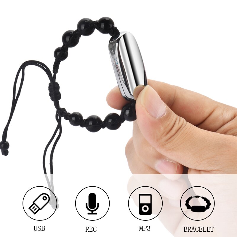 MP3 Player Voice Recorder Bracelet USB Flash Drive o Recorder Digital o