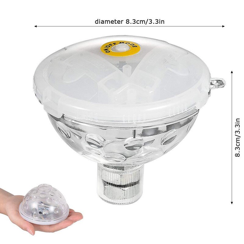 Kleurrijke Licht Bad Kleurrijke Licht Romantische Sterrenhemel Oceaan Projector Nachtlampje Afstandsbediening Ocean Wave Projectielamp