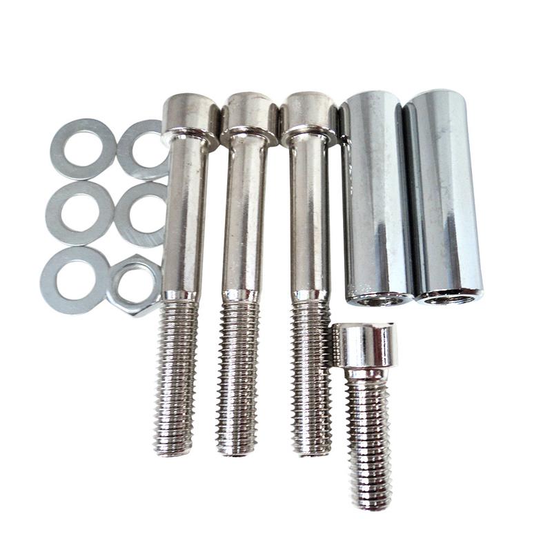 Chrome Low Mount Alternator Bracket SWP Fits SB for Chevy 50 Short Water Pump Car Accessory