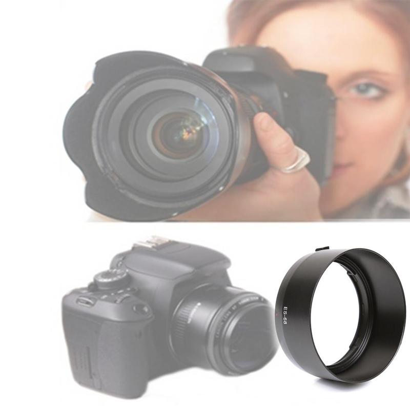 Vervangende es -68 zonnekap voor canon  ef 50mm f /1.8 bajonet lens met speciale vatting, omkeerbare stm zonnekap lens  c4 i 3