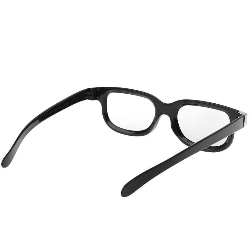 1 PC Circular Polarized Passive 3D Glasses Stereo Black For 3D TV Real D IMAX Cinemas