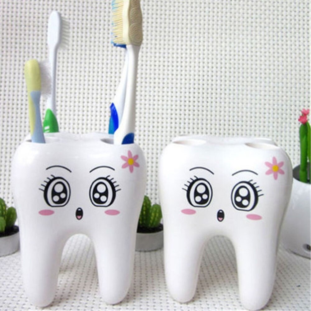 1 Pcs Teeth Toothbrush Holder Stand Brush Rack Tooth Shelf Shaving Razor Holder Home Practical