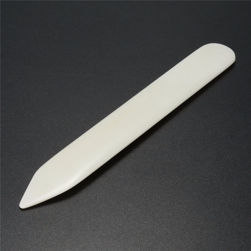 1 PC Draagbare Natuurlijke Bone Folder Tool Voor Scoren Vouwen Rillen Papier Lederen Ambachten voor Handgemaakte Leathercraft Tool