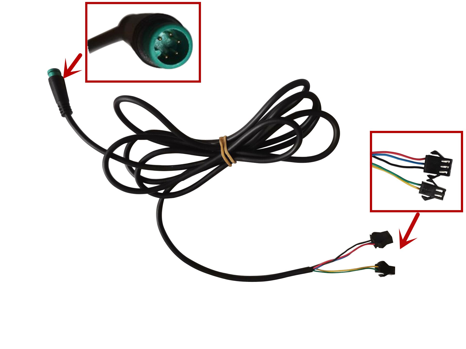 Pantalla de instrumentos para piezas de repuesto de scooter eléctrico JOYOR: 6-pin with line