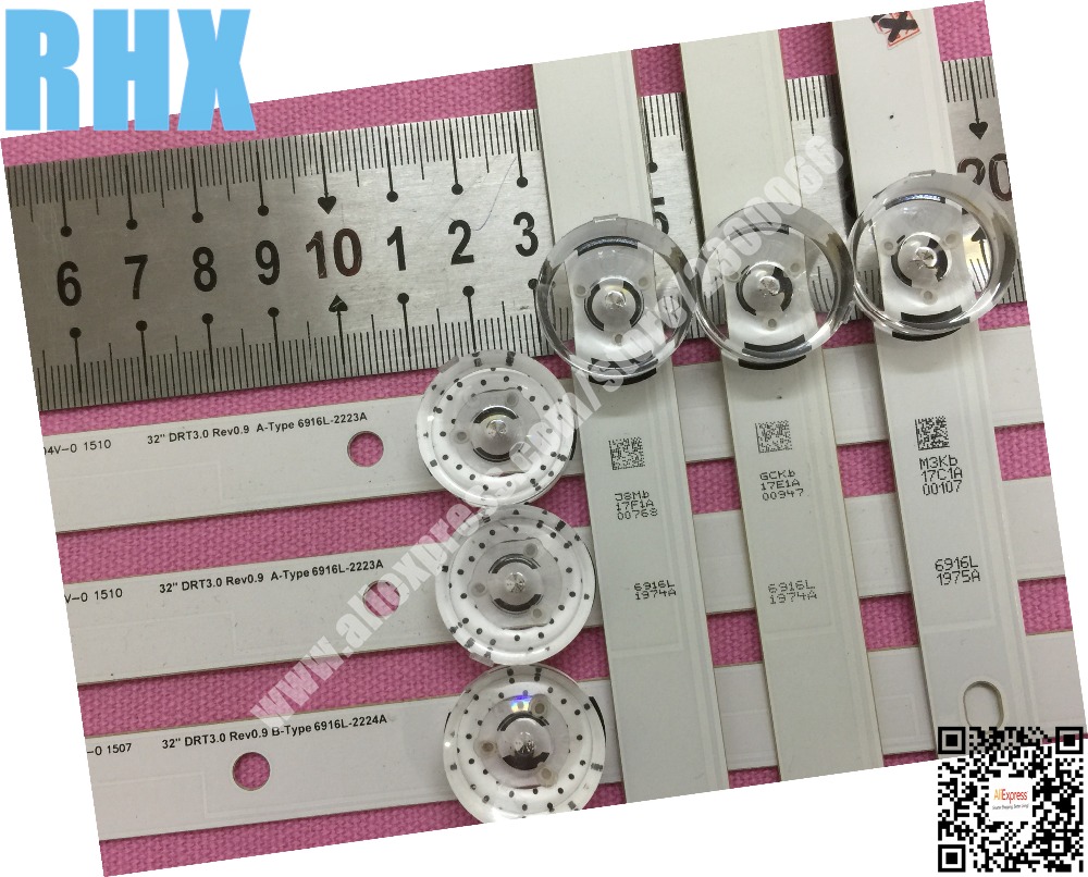 3 unid/lote para Tiras led Tv Lg 32LB561B 2 Tiras un 6916L-1974A + 1 Tira B 6916L-1975A 2 piezas + 1 piezas B