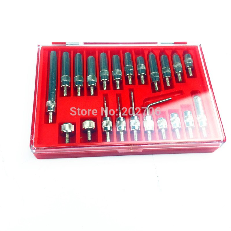 Messuhr 0-10mm 25mm 30mm Lug Zurück Test Gauge und 22 stücke Amboss Punkt Set gewinde M 2,5 4-48 gewinde Messung Werkzeug
