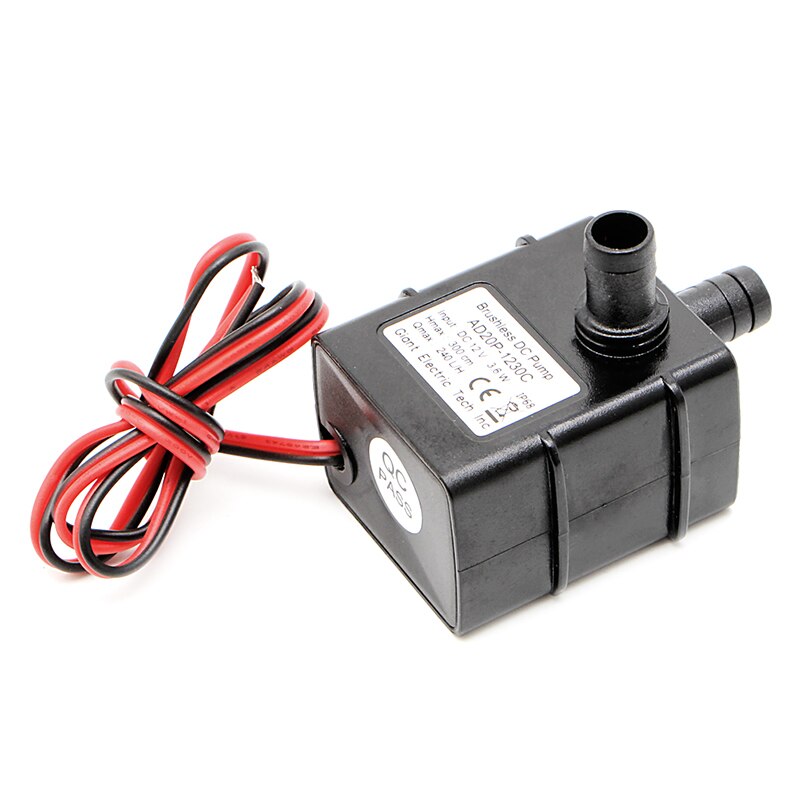 Mini DC12V 3M 240L/H fırçasız Motor dalgıç su pompası damla gemi