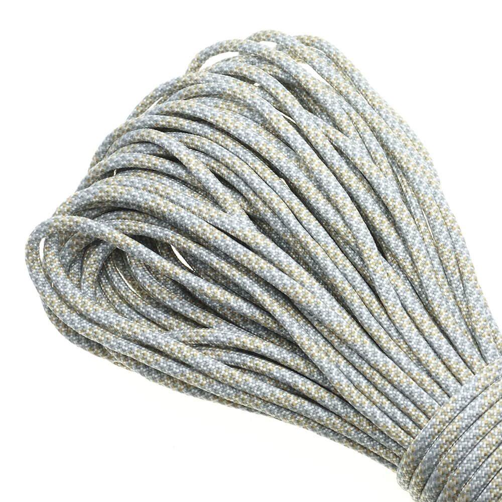 1 Stück 100ft 550 Paracord Fallschirm schnur Schlüsselband Mil spez Typ III 7 Strang Kern zum Klettern Camping Schnallen Armbinde: Zimt