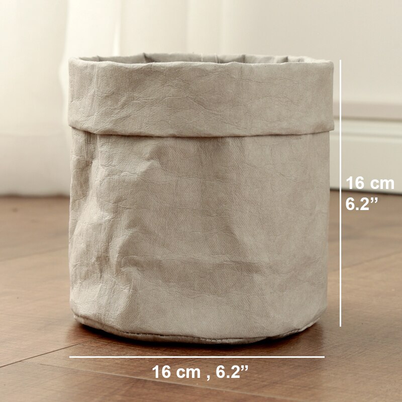 Decorative Jute Flower Pot Covers: Gery 16x16