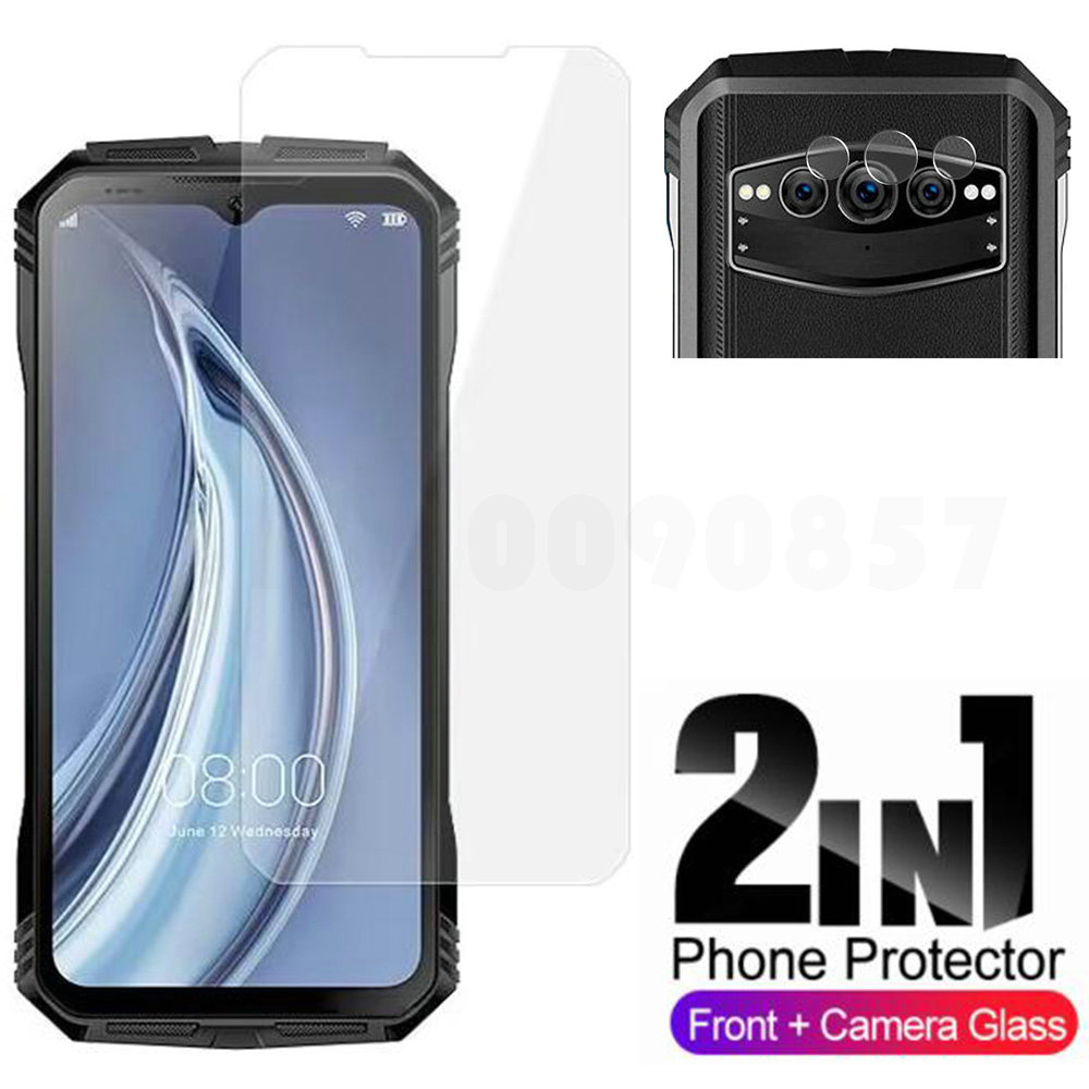 Case + Camera Tempered Glass On For Doogee S100 S100 Pro ScreenProtector Glass For Doogee V MAX V30 V30T 2.5D Glass: Tempered glass / Glazed
