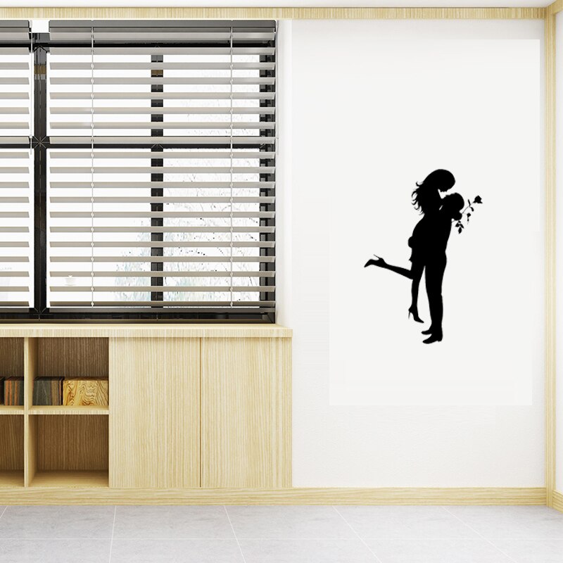 Sweet lovers Switch Sticker Home Decor For Bedroom Couple Hug Wall Sticker Decals Art Mural Wallpaper#672