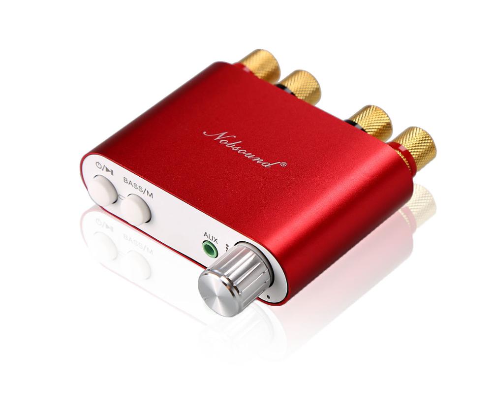 Nobsound NS-10G TPA3116 Bluetooth 5.0 Mini 50W*2 Digital Amplifier Stereo Hi-Fi Power Amlifier 5 Colors: Red