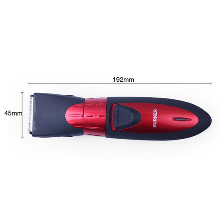 SURKER HC-7068 Electric Hair Clipper Rechargeable Waterproof Trimmer Adjustable Haircut Machine For Men & Children