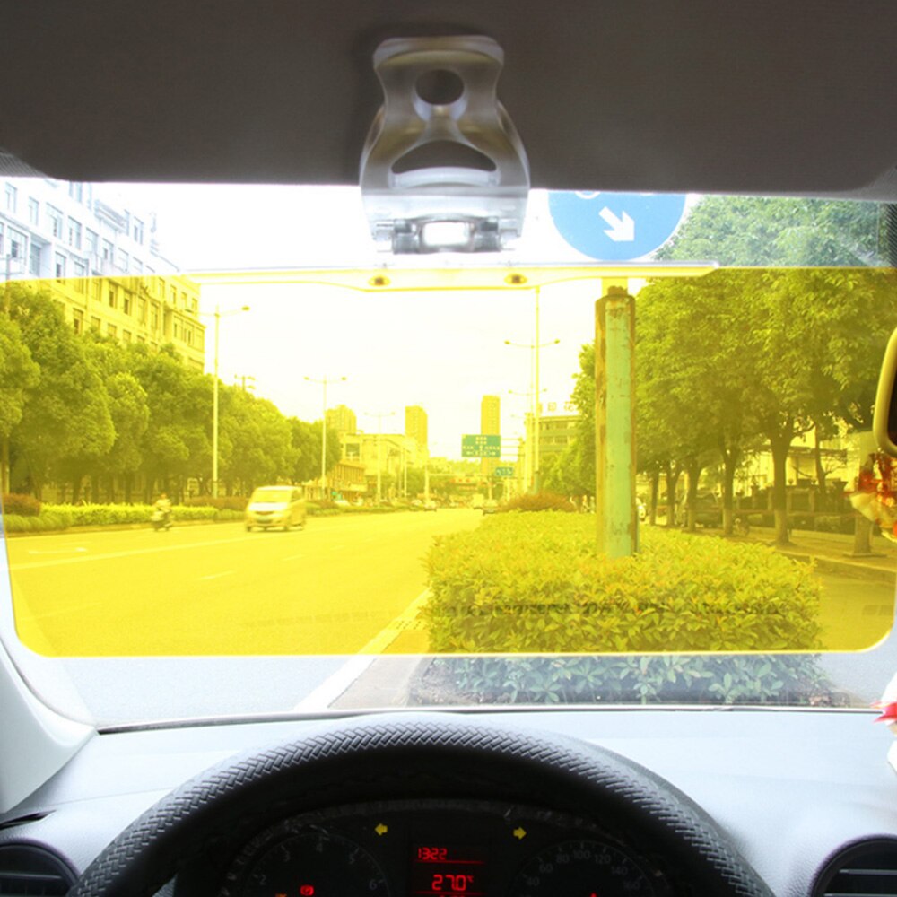 Auto Zonneklep Anti-Glare Shading Spiegel Auto Anti-Dazzling Clip-Op Schild Zonneschermen Rijden Spiegel Clear view