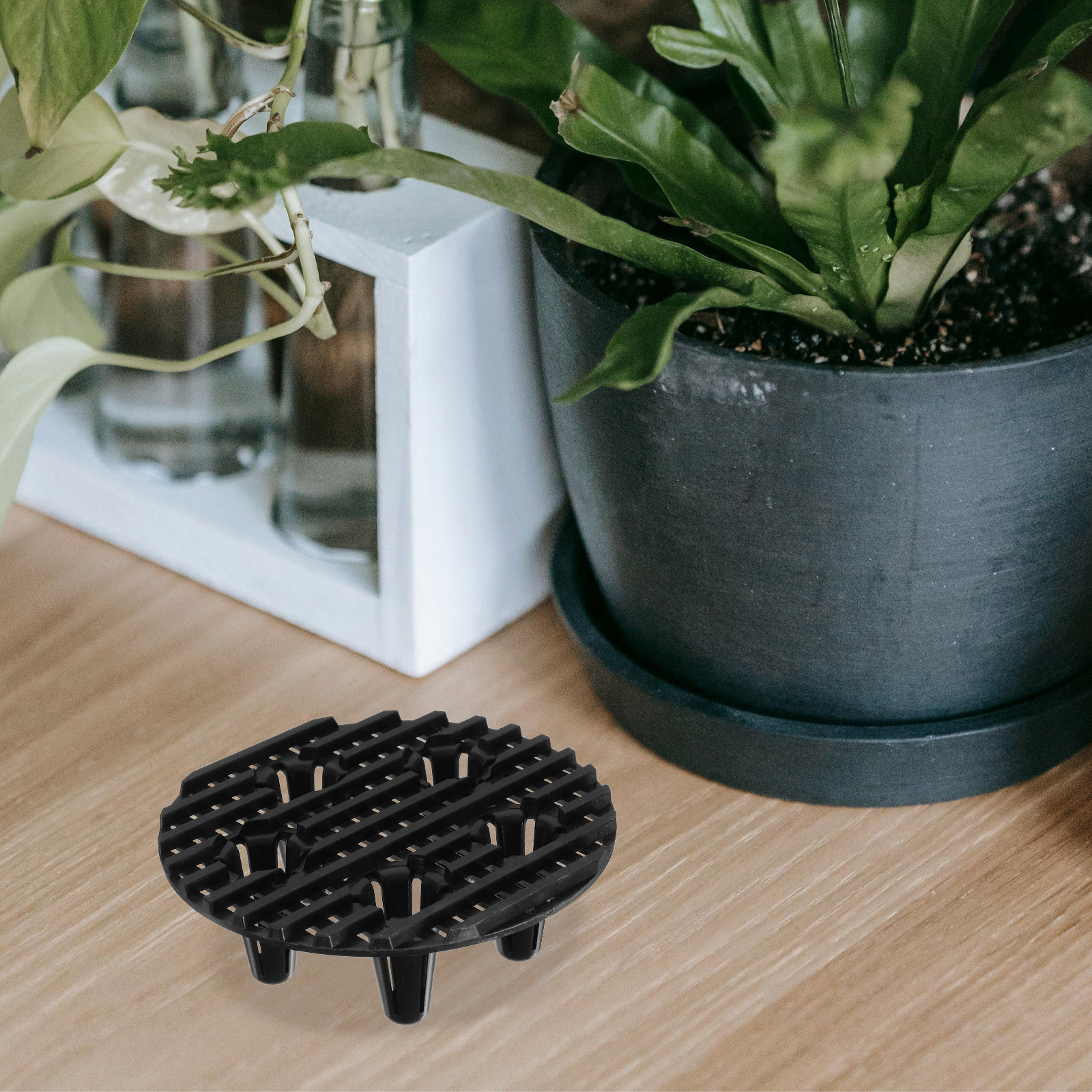 10 Stuks Zware Plastic Pot Voeten Lade Beugel Voor Tuinieren Patio Bloempotten Verhoogt Potplanten Om Wortel Rot te Voorkomen