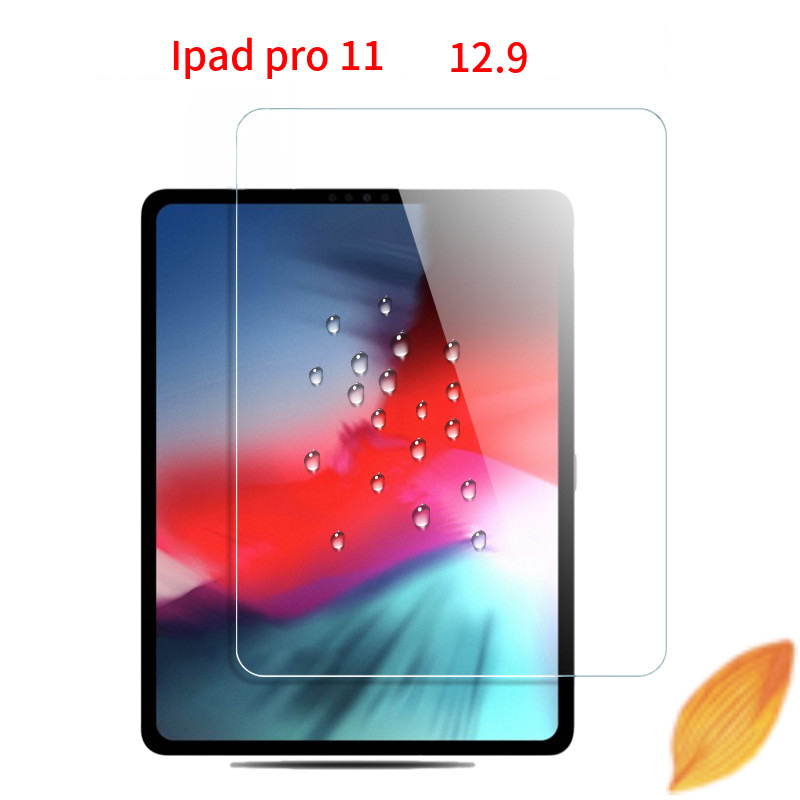 Voor apple-ipad pro 11 inch  / 12 .9 inch screenprotector volledige dekking gehard glasfolie ultra-heldere screenprotectorfolie