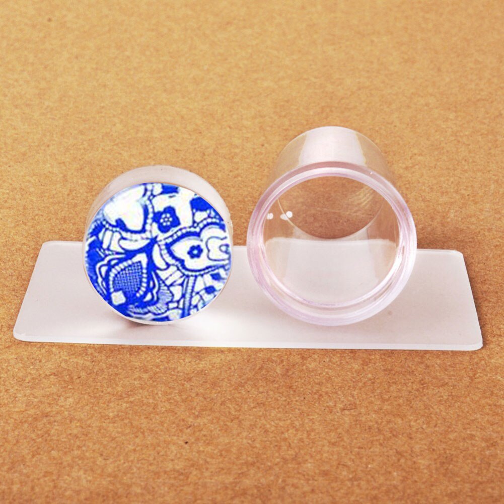 10 stk stempelplade + klar silikone stamper + skraber nail art billede stempel værktøj manicure skabelon  wh998