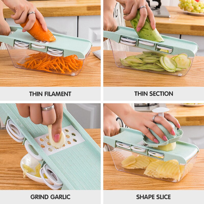Multifunctionele Keuken Tool Thuis Shredder Koken Machine Snijden Po Tato Slicer Keuken Accessoires Koken Slicer Gereedschap Set