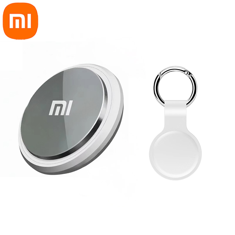Xiaomi-rastreador Mini GPS inteligente, dispositivo de recordatorio antipérdida, bolsa para mascotas, billetera con Bluetooth para buscador de etiquetas de aire, localizador de seguimiento portátil: Rojo