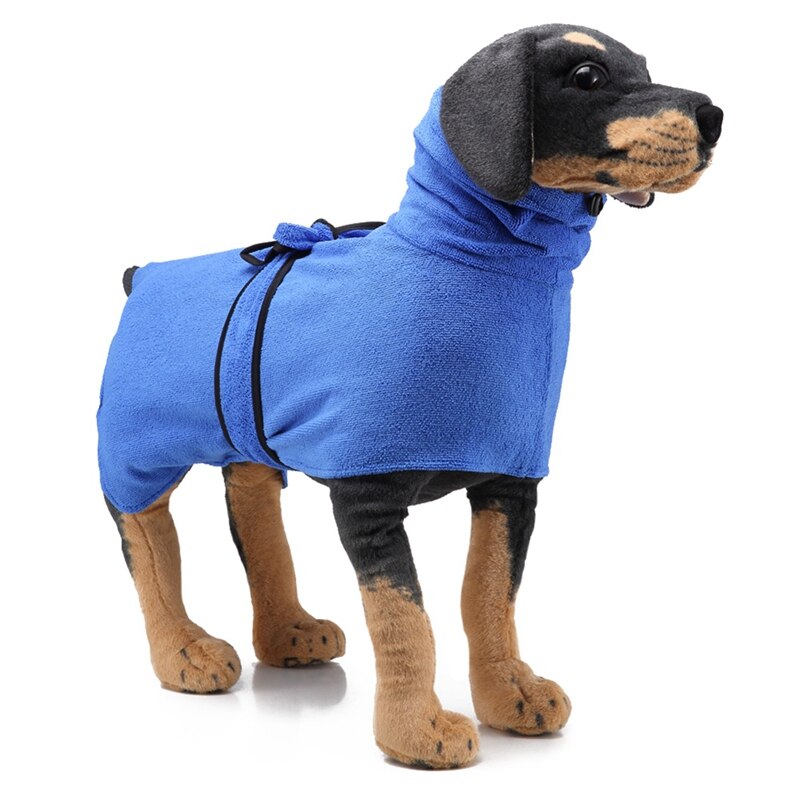 Hond Badjas Zachte Super Absorberende Luxueus 100% Microfiber Hond Drogen Handdoek Gewaad Met Kap/Riem Voor Grote, medium, Kleine Honden