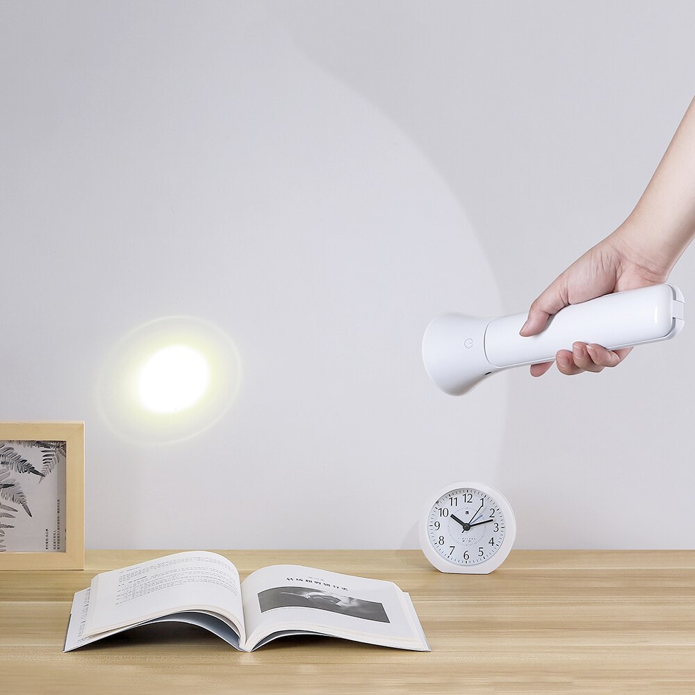 2-in-1 Rechargeable LED Lamp Touch-Control Desk Lamp+Flashlight Eye-caring Lamp for Reading&amp;Emergency Lighting 3 Color Modes