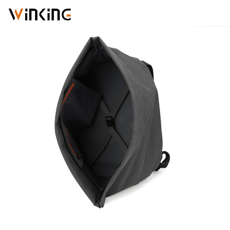 Winking Waterproof Men Backpack 180 Degree Open Rucksack USB Charging Laptop Backpack 15.6 inch School Bags for Teenage Boys