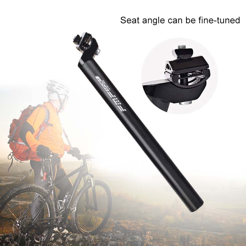 Metal Bicycle Seatpost for Road Mountain Bike Seat Post Aluminum Seat Tube 27.2 / 18.6 / 30.4mm * 350mm Bicycle Parts Accessory