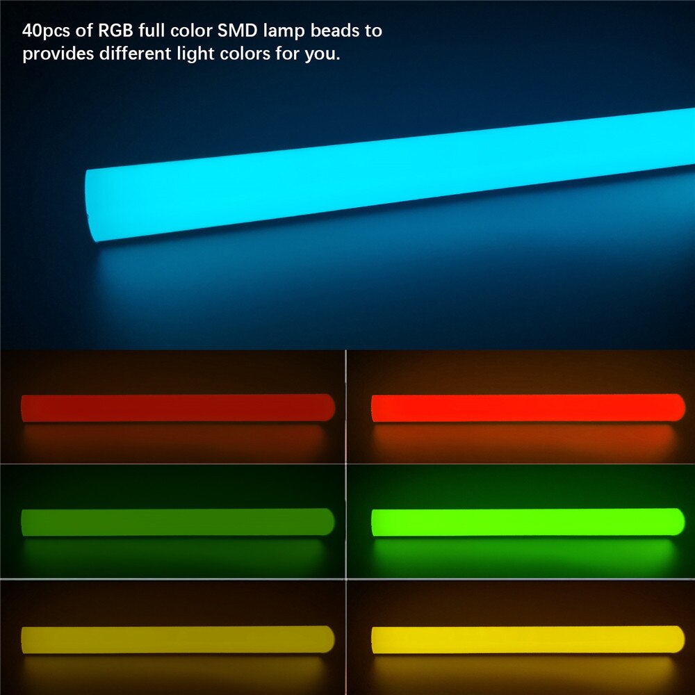 Rgb handhållen led ljusstav wand fotografering belysning stick usb laddningsbar 1200 lumen 3200-5600k tiktok hemmafest rgb fyll lampor
