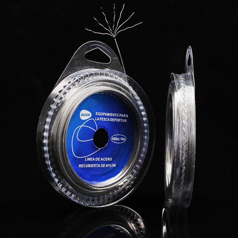 Weihe engins de pêche mer fil de pêche 7 brins tissé 10M longue ceinture emballage indépendant boucle de ceinture ligne de connexion