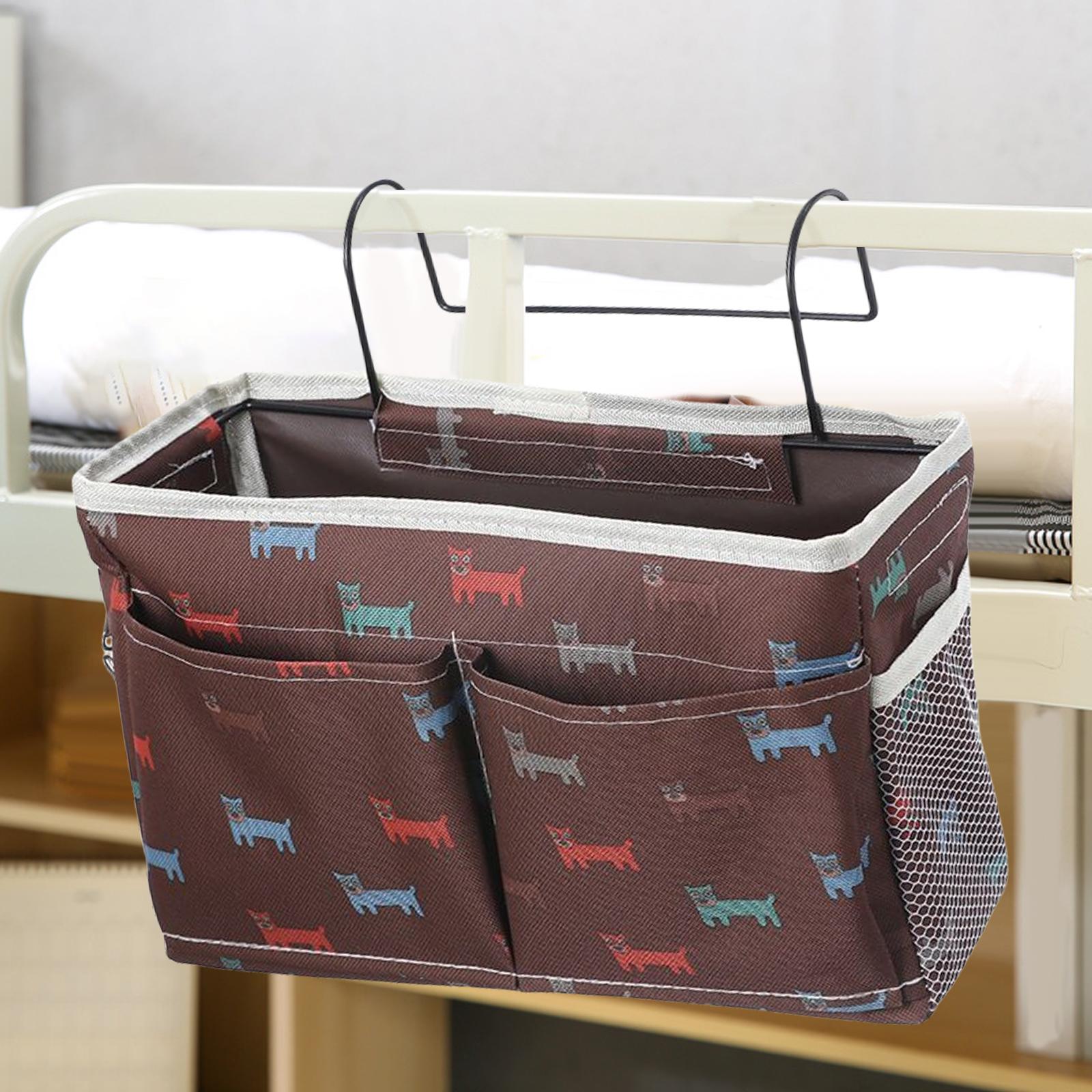 Sac de rangement à poche de chevet, lit superposé, organisateur de rangement, boîte à mouchoirs pour bébé, sac d&#39;articles divers, sac à pochette pour lunettes mobiles, rangement de livres