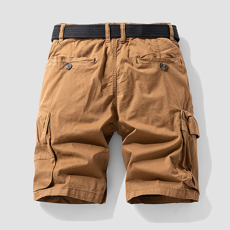 Zomer Heren Cargo Shorts Heren Heren Mode Katoenen Strand Met Meerdere Pocket Shorts Man Lente Casual Joggers Korte Broek Mannen