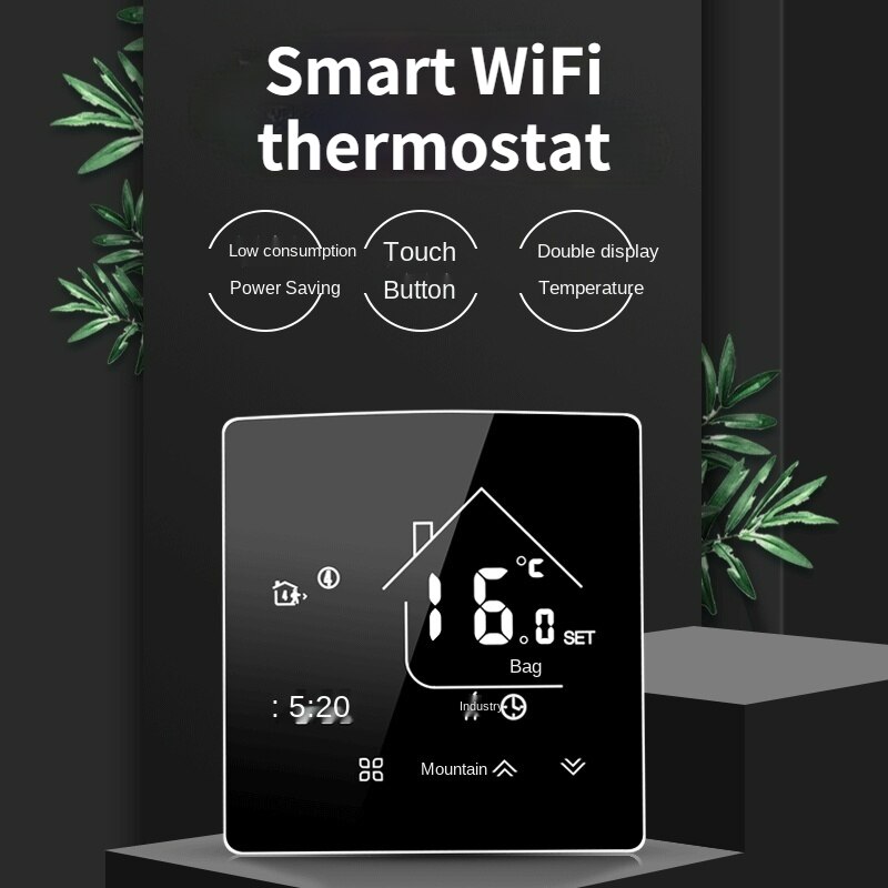 tuya 2 in 1 smart home voice control intelligent central air-conditioning controller floor heating thermostat умный дом