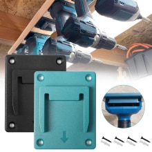 For Makita 18V Battery Storage Holder Power Tool Battery Wall Mount Bracket Cordless Drill Battery Holder Electric Tool