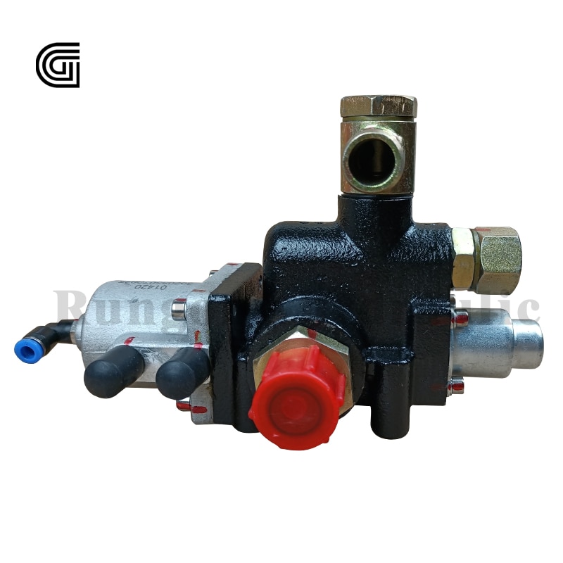 Dump Truck Lift Valve Pneumatic Control Same to HYVA Manual Tipper Hydraulic PT Handle Air Operated Camion