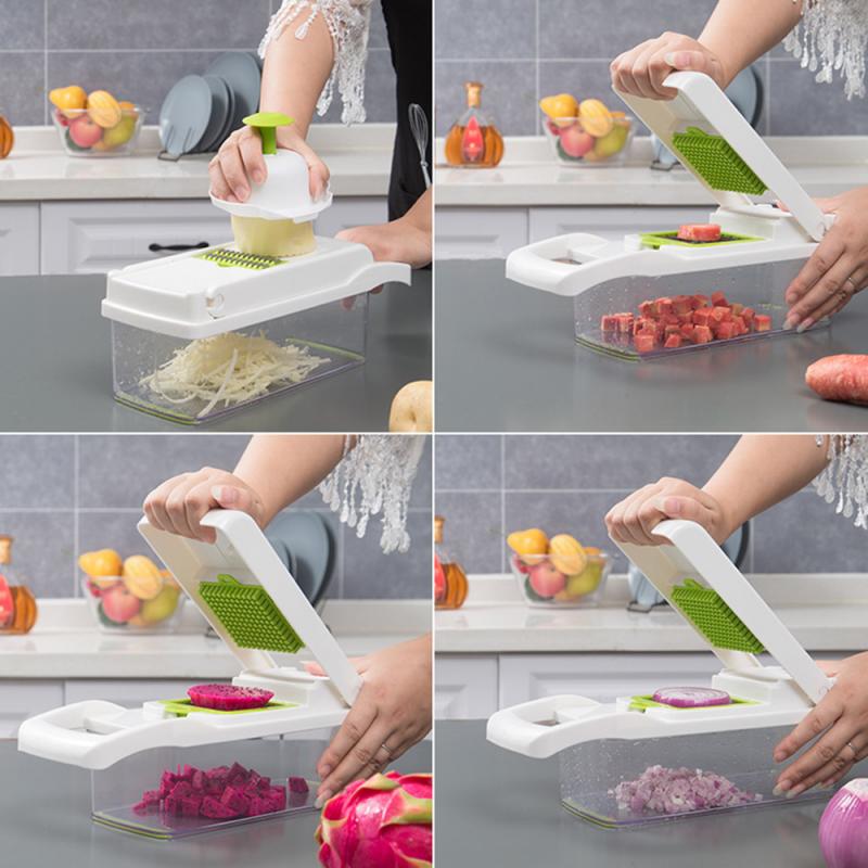 Groentesnijder Keuken Accessoires Slicer Fruit Cutter Dunschiller Wortel Rasp Groentesnijder multifunctionele Chopper