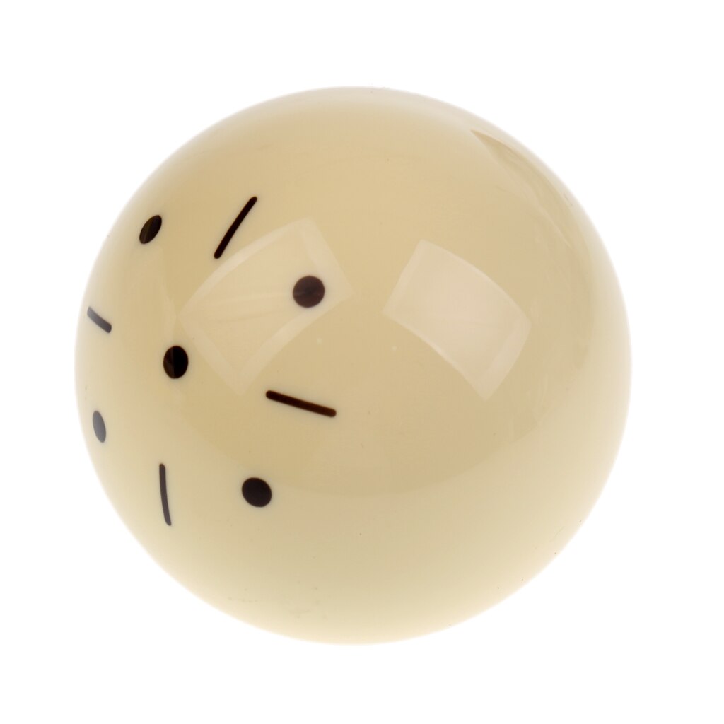 Boule de billard blanche balle Point noir pour pratiquer jeux de billard