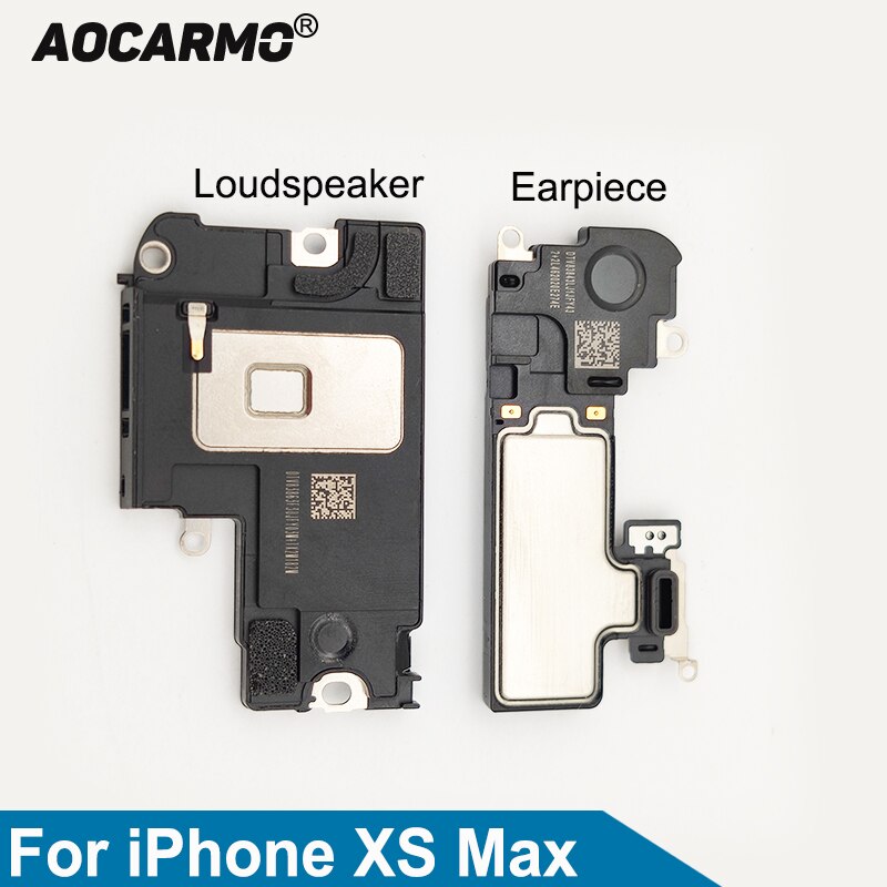 Aocarmo For iPhone XS Max Top Earpiece Ear Speaker Bottom Loudspeaker Buzzer Ringer Replacement Part