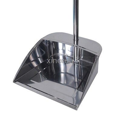 Recogedor de escoba plegable, Herramientas de limpieza del hogar, de acero inoxidable, herramientas de limpieza del suelo, escoba de polvo con escurridor: Default Title
