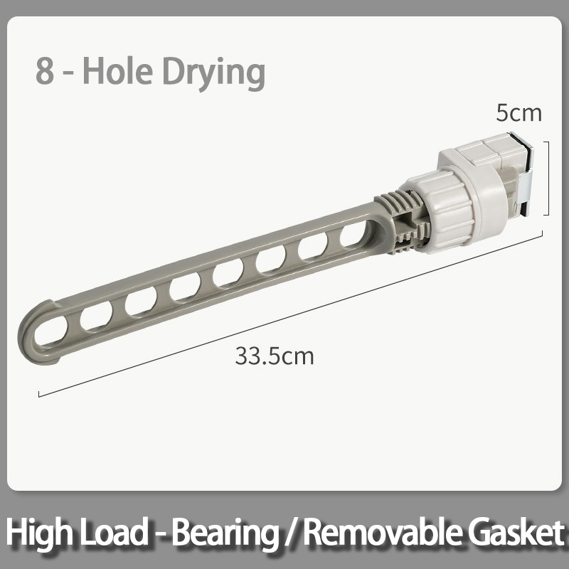 Bærbar hengende tørkestativ med vindu, uttrekkbar klessnor, utendørs, utendørs klesvasktau: Xl / Lysegrå