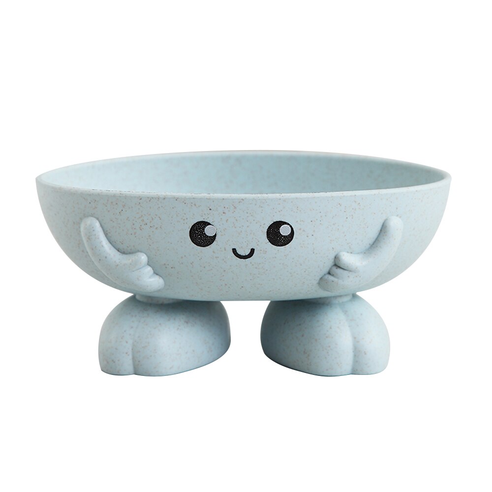 Jabonera con forma de dibujo animado para baño en 4 colores, jabones de cocina para escurrir, jabones de jabón práctico y fácil de limpiar, juguetes para niños: Black