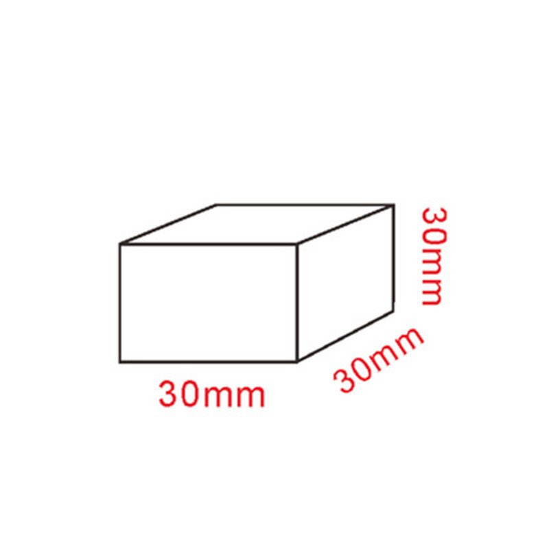 Acryl Plexiglas Vierkant Stempelen Transparant Blok Cosmetica Display Stand Fotografie Props Poppen Parfum Ring Sieraden Houder: WHITE